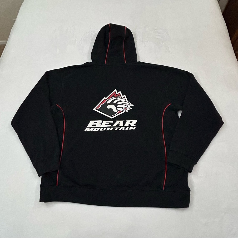 Big Bear Lake Bear Mountain Staff Black Snowboarding Hoodie Sweatshirt Men’s XXL